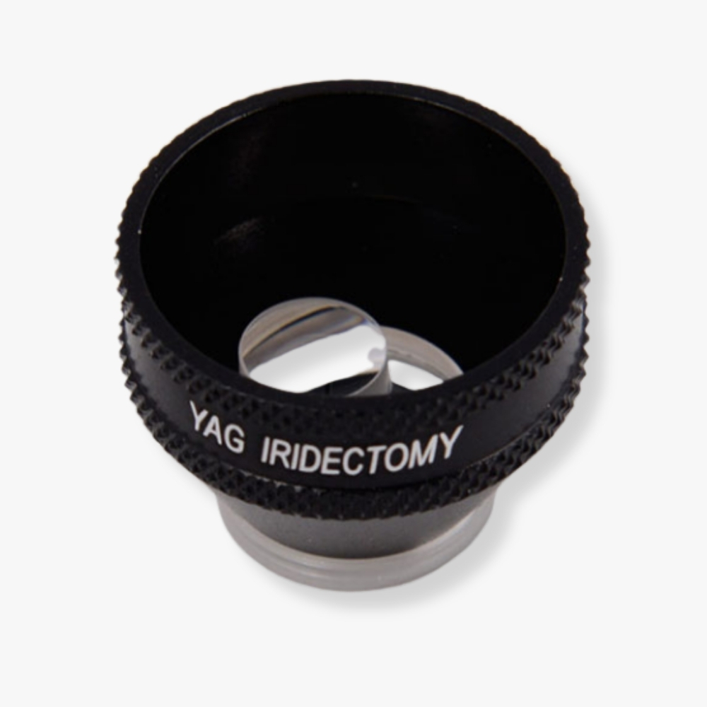 YAG Iridectomy Lens – black anodized metal body