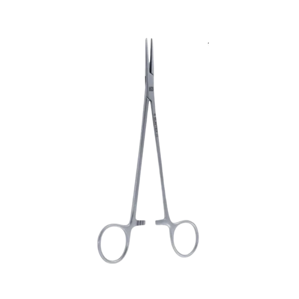Halsted mosquito 12.5 cm Curved forceps shown for surgical use
