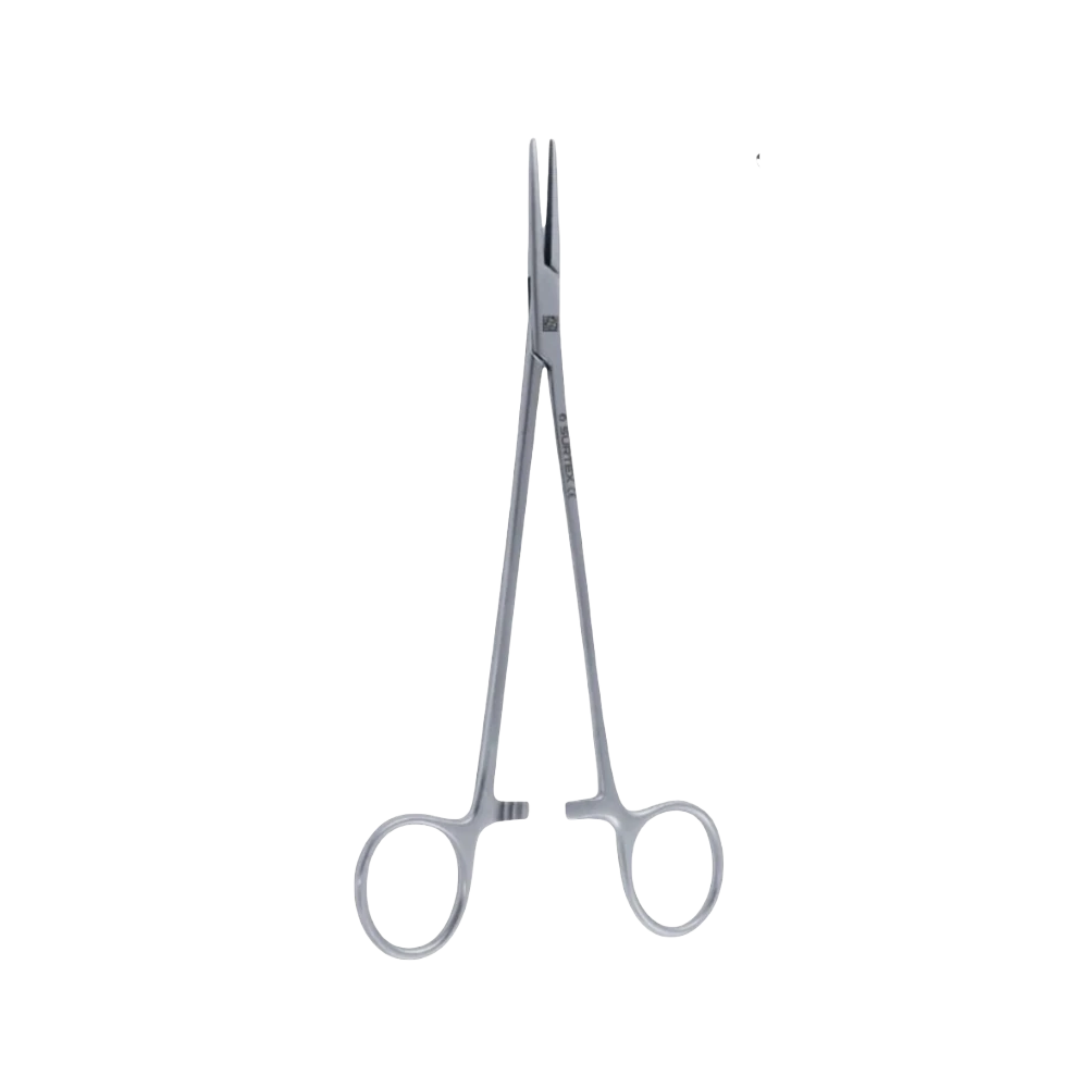 Halsted mosquito 12.5 cm Curved forceps shown for surgical use