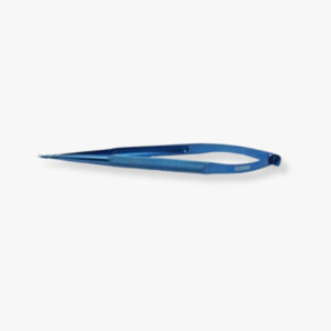 Micro Needle Holder – 6mm Moderately Curved Jaws, No Lock 128mm