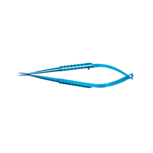 Barraquer Needle Holder, Extra Fine Jaws 8mm, Curved no Lock