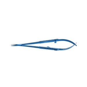 Castroviejo Needle holder, Delicate Jaws 11 mm,Straight, With lock