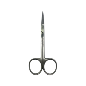Iris Scissors, Curved, Flat, 10.5 cm