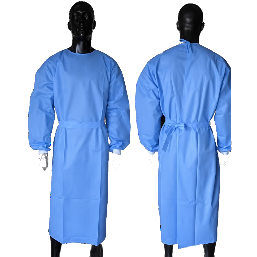 Disposable SMS Doctor Gown with Sleeves and Cuffs – 25 GSM