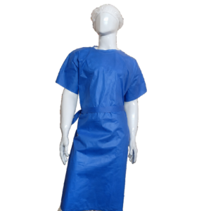 Disposable SMS Short Sleeve Doctor Gown – 22 GSM
